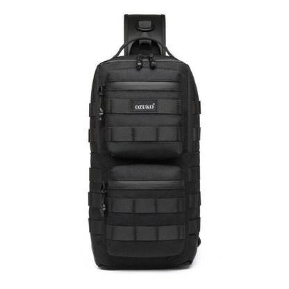 OZUKO Large Capacity Crossbody Bag Outdoor Tactical Waterproof BagSling Backpack