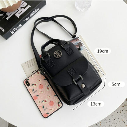 Portable Double-layer Messenger Square Bag Mini Mobile Phone Bag Cute Side Bag