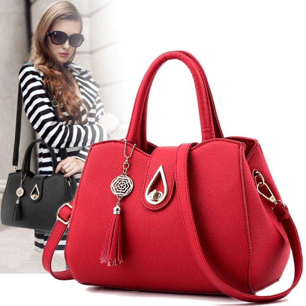 Women Faux Leather Shoulder Bag Tote Purse Handbags Messenger Crossbody Satchel