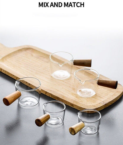 50/100ml Sauce Vinegar Dish Bowls Japanese Style Glass Saucer Gravy Dipping Pots
