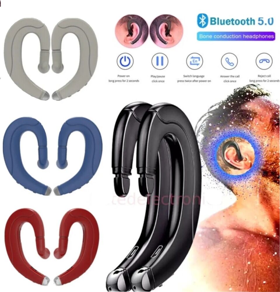 New Bluetooth 5.0 Wireless Earbuds Waterproof Earphone Headset Phone Accessory