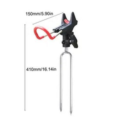 Swivel Fishing Rod Holder Adjustable Swivel Side Rail Mount Lightweight Fishing