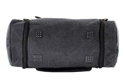 JIAO MIAO Overnight Handbag Shoulder Canvas Travel One Size (Hardcode), Black