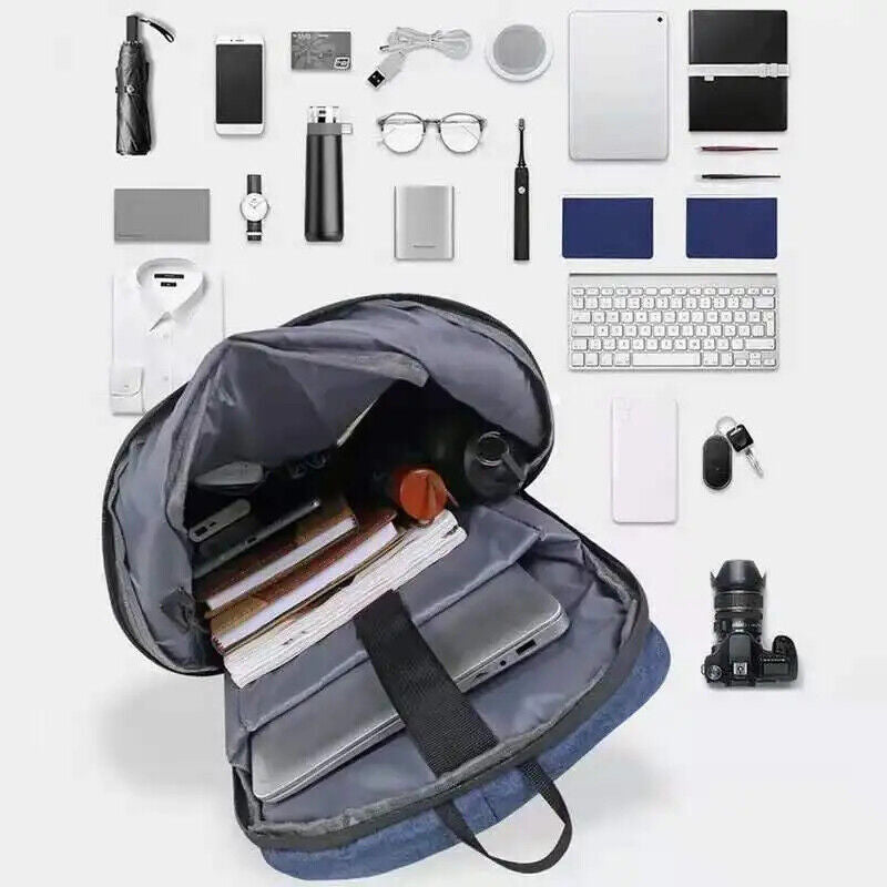 Backpack Men USB Charging Oxford Male Business Bag Computer Notebook Backpacks