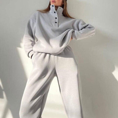 Women Suits Two Piece Long Sleeve Sweatshirt Sports Pants Outfit Set Tracksuits