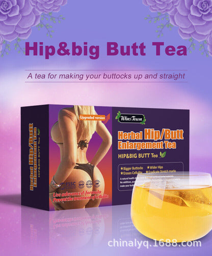 Herbal Hip Big Butt Enlargement Tea Health Tea Green Tea 3g*30 bags/box