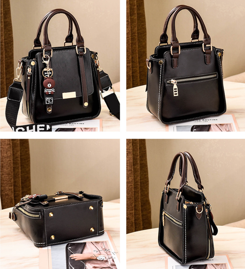 Ladies PU Leather Bag Purse Shoulder Handbags Tote Messenger Satchel Cross Body