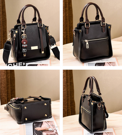 Ladies PU Leather Bag Purse Shoulder Handbags Tote Messenger Satchel Cross Body