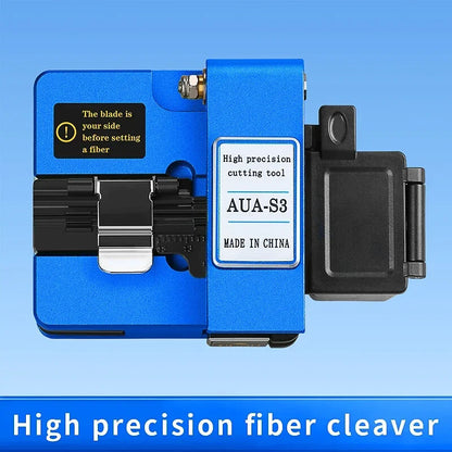 AUA-S3 Fiber Cleaver FTTH Cable Fiber Optic Cutting Knife Three-in-one Clamp