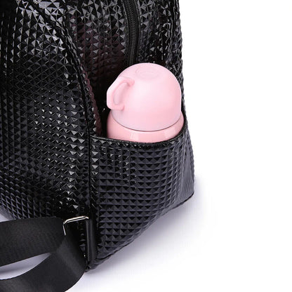 Stroller Bag Baby Travel 18L Plaid Diaper Bag Mother Maternity Bag with 2 Straps
