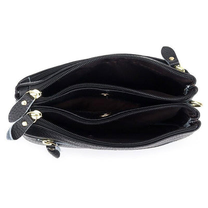 Women's Genuine Leather Bags Cow Leather Clutch Bags Mini Shoulder Bags