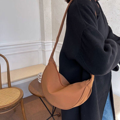 PU Leather Shoulder Dumpling Bags Women Totes Handbags Female Crossbody Bag