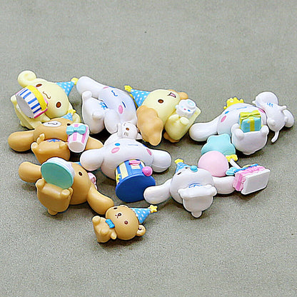 Cinnamoroll Chef Dog Birthday Party DIY Cake Decoration 8pcs