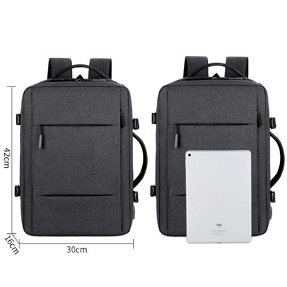 Men Backpack Charging Male Laptop Bagpack Business Travel Luggage Bag