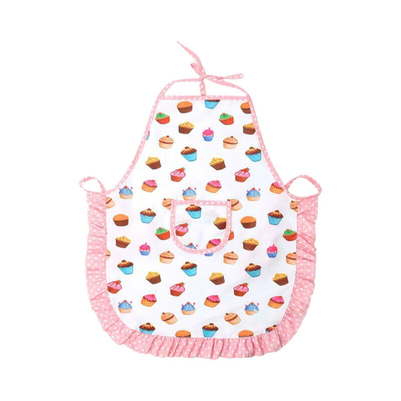 Role Play Apron Hat 11Pcs Girl Kitchen Cooking Baking Cake Toy Playing Accessory