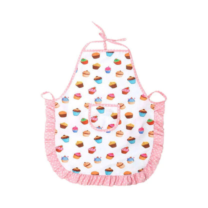 Role Play Apron Hat 11Pcs Girl Kitchen Cooking Baking Cake Toy Playing Accessory