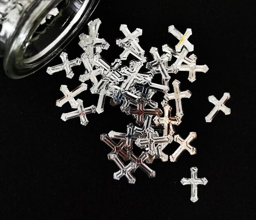 Confetti 15g Church Wedding Golden Pigeon Sequin Cross Bible Table Scatter Decor