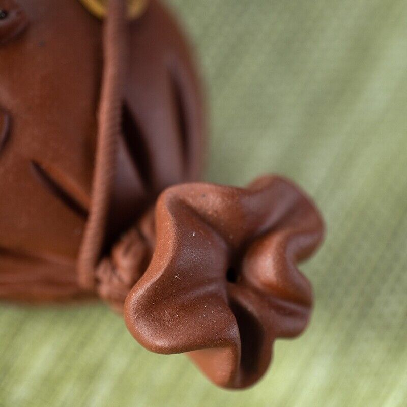 yixing zisha tea pet bat statue wealthy mascot money coin tea play creative new