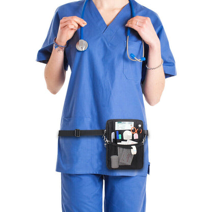 Portable Nurse Barber Pouch Waist Bag Wallet Pocket with Strap Tool Storage Bag