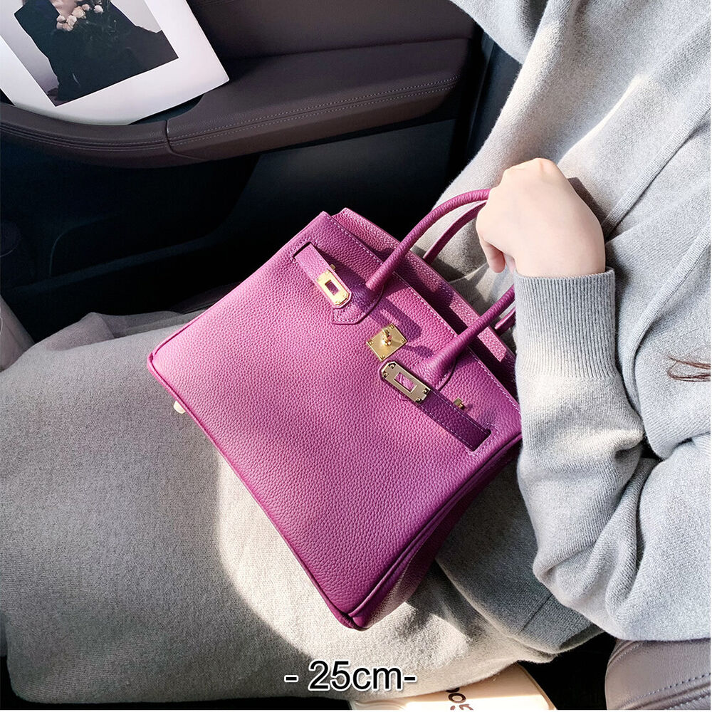 20/25/30cm Real Leather Flap Tote Shoulder bag Handbag Purse Fashion Briefcase