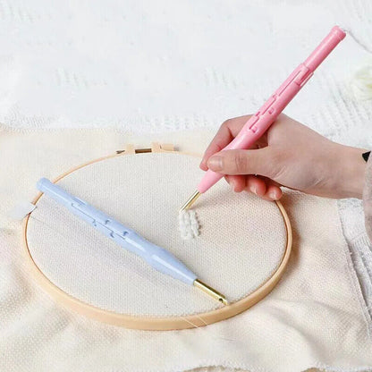 Embroidery Cloth Monks Fabric DIY Needlework Sewing Punch Needle Kit Accessories