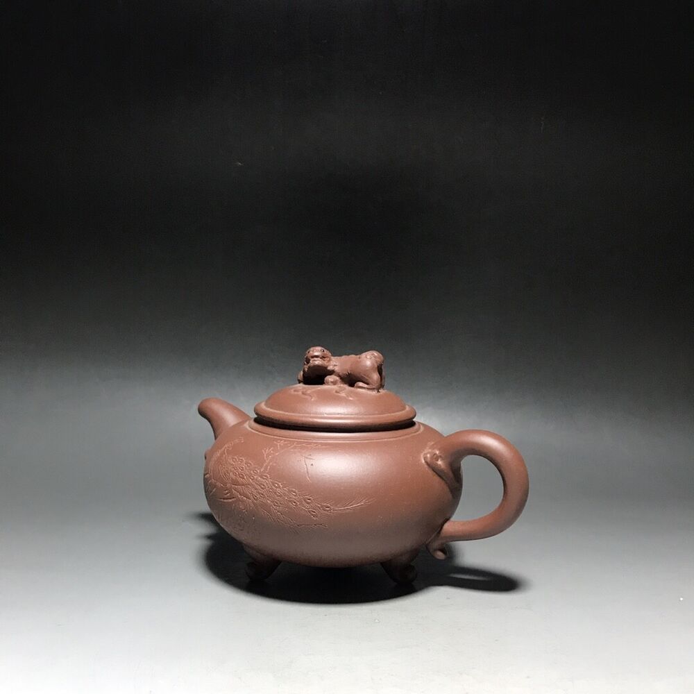 vintage chinese yixing purple clay teapot zisha ceremony teaware collection rare