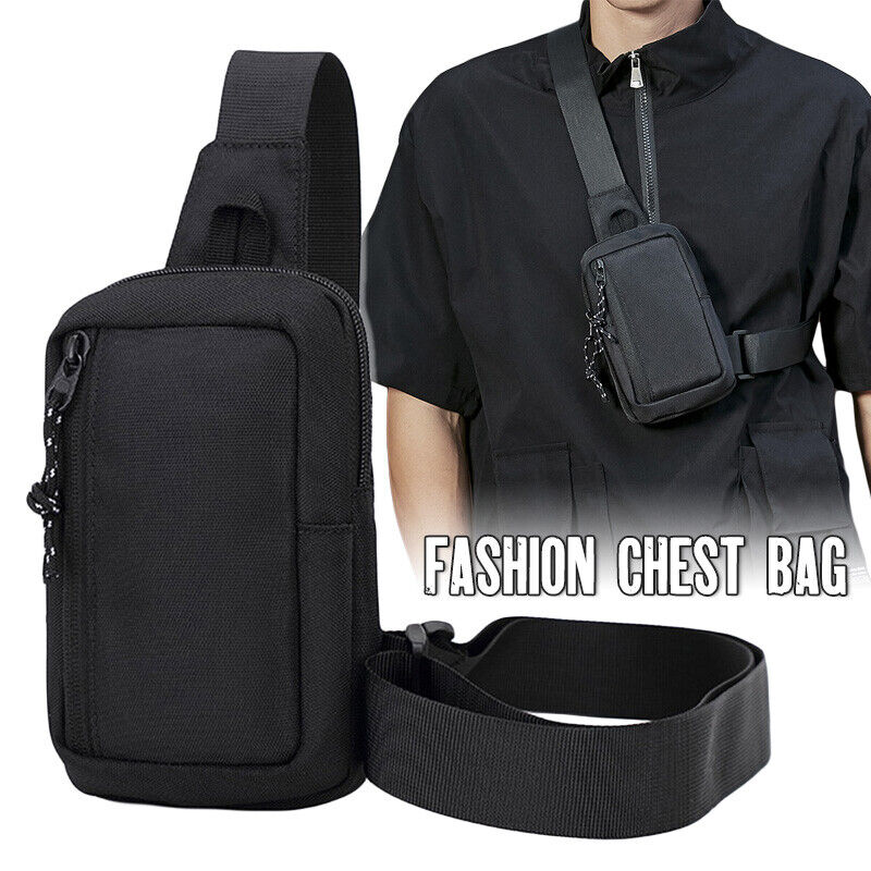 Men's Mini Chest Bag Outdoor Travel Sport Shoulder Sling Backpack Cross Body Bag