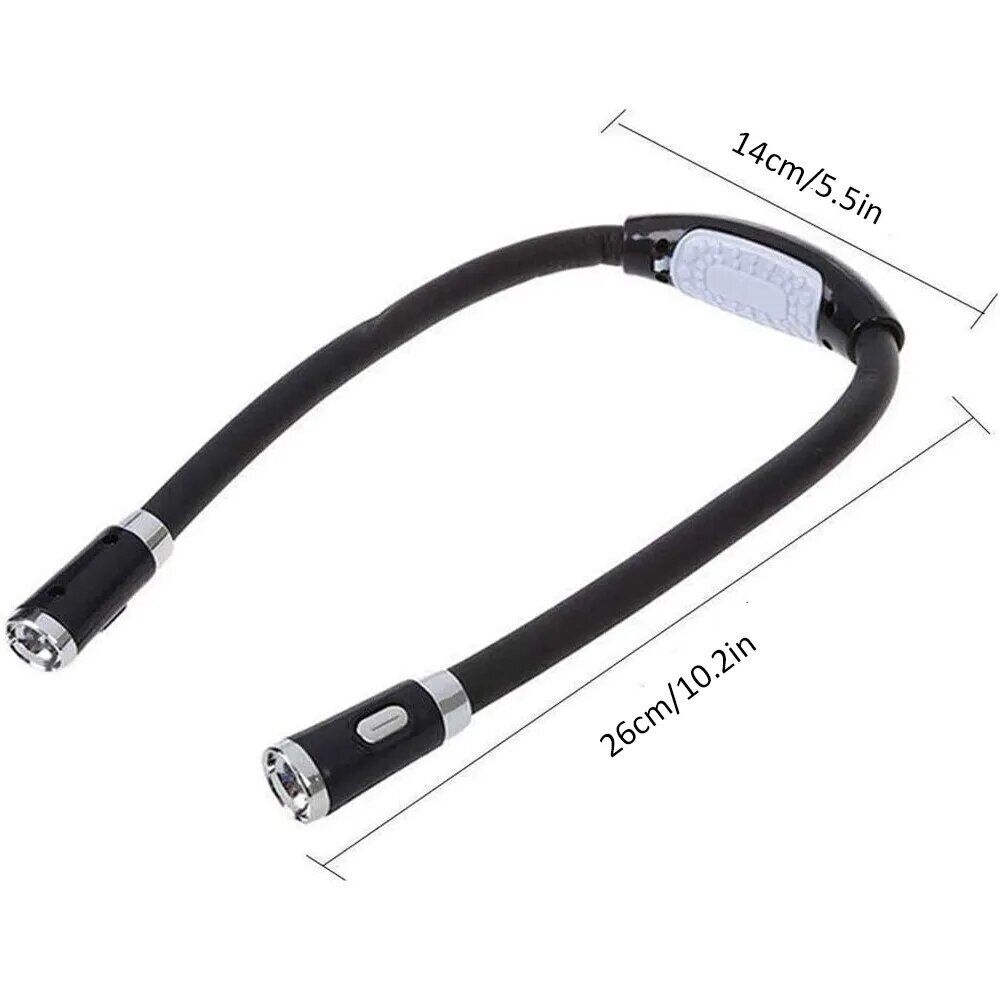 4 LED Light Led Book Flexible Portable Neck With Reading Adjustable Brightness