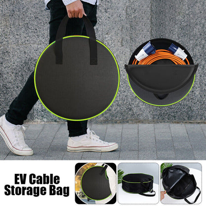 New Car Cable Storage Bag Water Resistant Organiser Hook Up EV Lead Caravan Bag