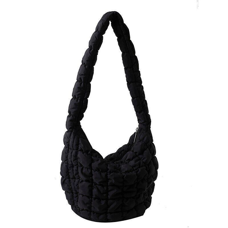 Casual Handbag for Women Cloth Shopper Shopping Bag Fabric Shoulder Side Bag