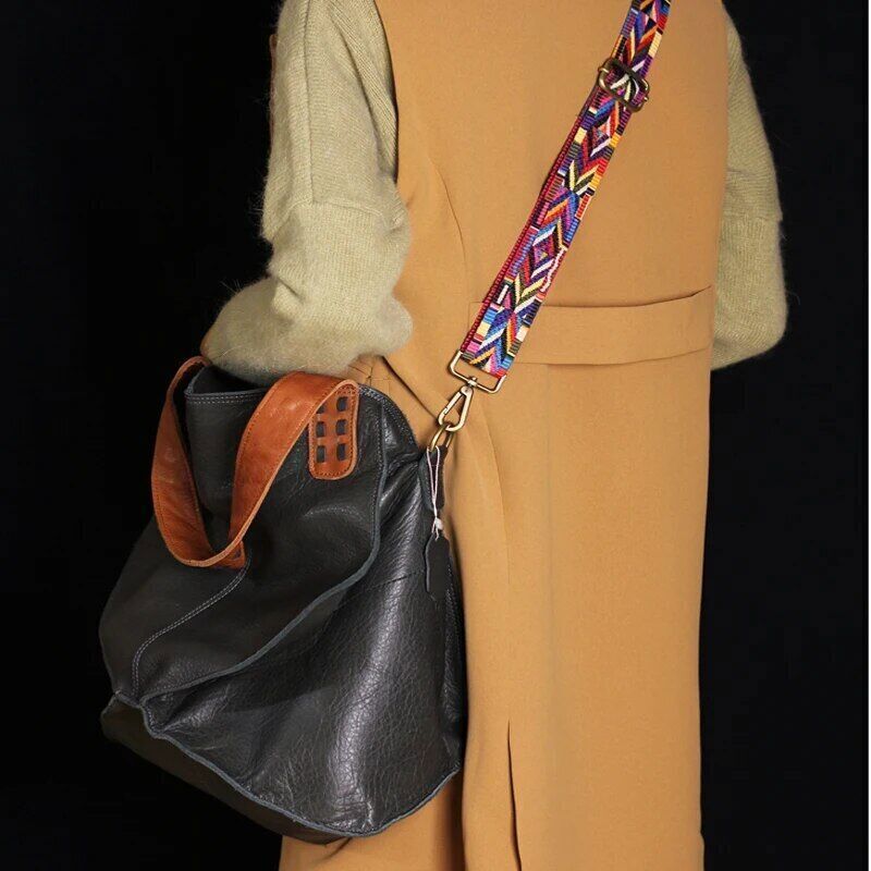 Bags 100% Genuine Leather Handbags Women Bags Multifunction Shoulder Bag