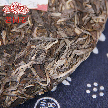 400g Haiwan Ancient Tree Aged Pu Erh Tea "Autumn" Qiu Shuang Tea Cake