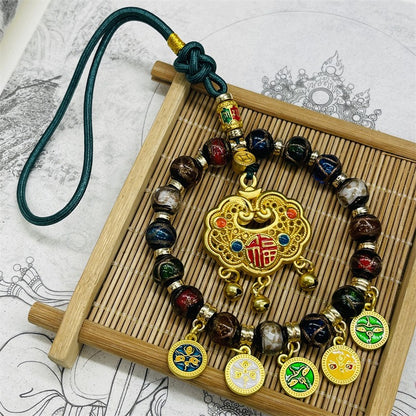 Glazed car pendant Car interior accessories Pendant bag hanging decoration -