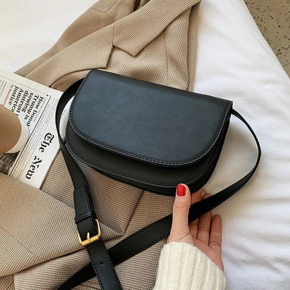 Bag PU Leather Crossbody Bags Women Winter Shoulder Chest Bag Ladies Handbags