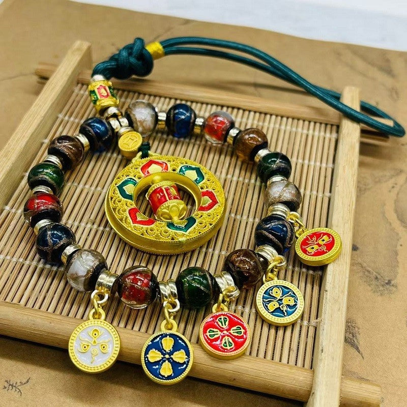 Glazed car pendant Car interior accessories Pendant bag hanging decoration -