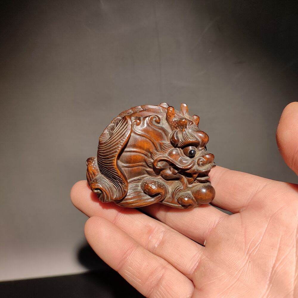 chinese dragon sculpture decor home decor statu Beautiful wood carving mini art