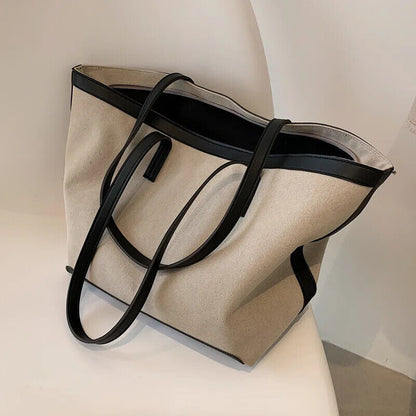 Canvas Tote Bag Handbag Shoulder Bag Women's Bag