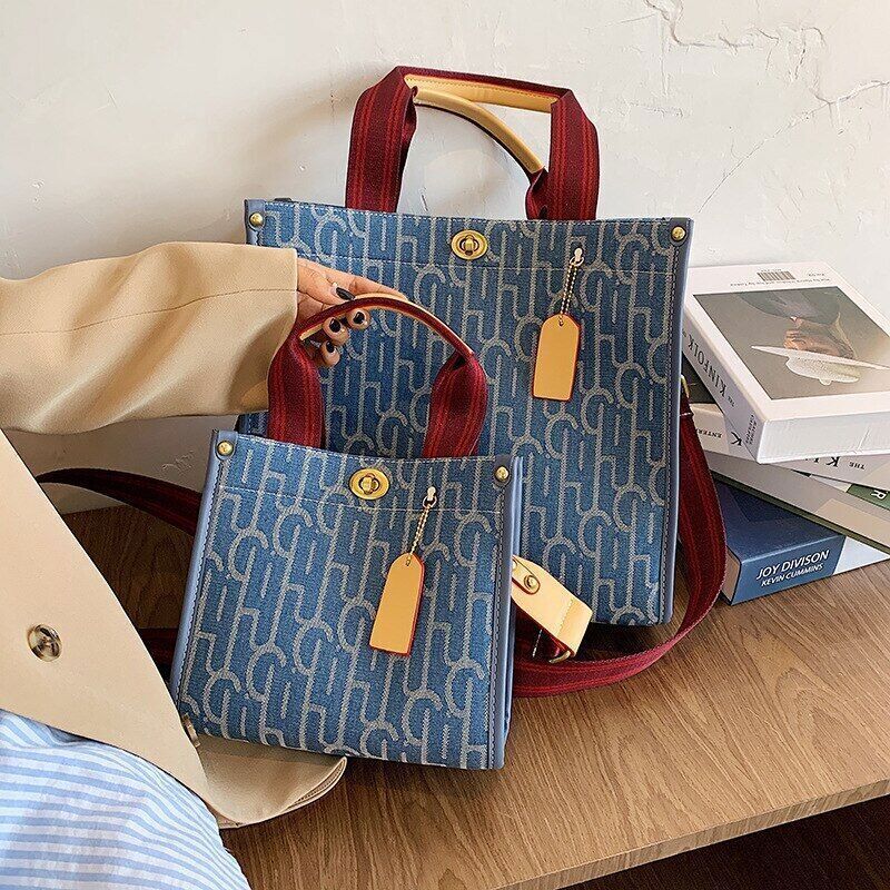 Tote Bag Shoulder Crossbody Bags Letters Women's Handbags Travel Storage