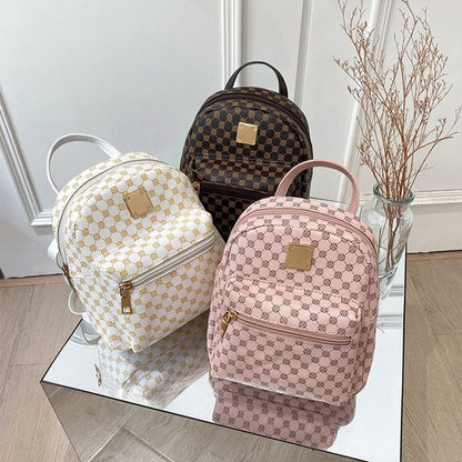 Backpack Synthetic Leather Small Bags Retro Handbag Phone Purse Pouch Travel 1PC
