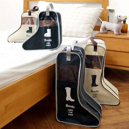 Home Use Boots Storage Bag Simple Design Dust-proof Female Travel Boots Shoe Bag