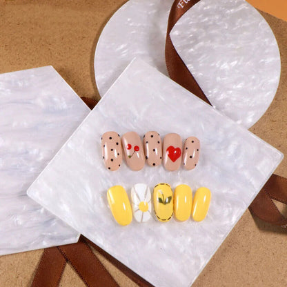 Nail Art Tool Shell Palette False Nail Tip Display Board Gel Polish Color Holder