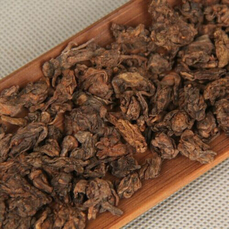 200g 2024 Muzhi Pearl Lao Cha Tou Shu Puer Tea Yunnan Mini Old Ripe Puer Tea