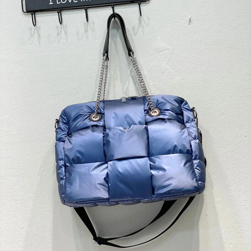 Handbags Quilted Women Shoulder Bags Down Crossbody Bag Winter Purse