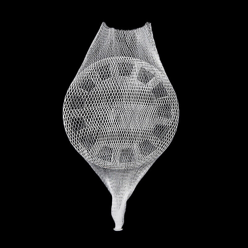 100pcs Bathroom Shower Drain Cover Net Bag Hair Prevent Filter Sink Strainers~