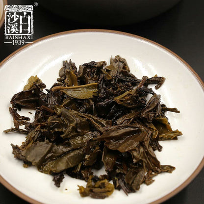 318g Baishaxi Classic 1953 Fucha Dark Tea Top-grade Yu Pin Fu Tea Brick Tea
