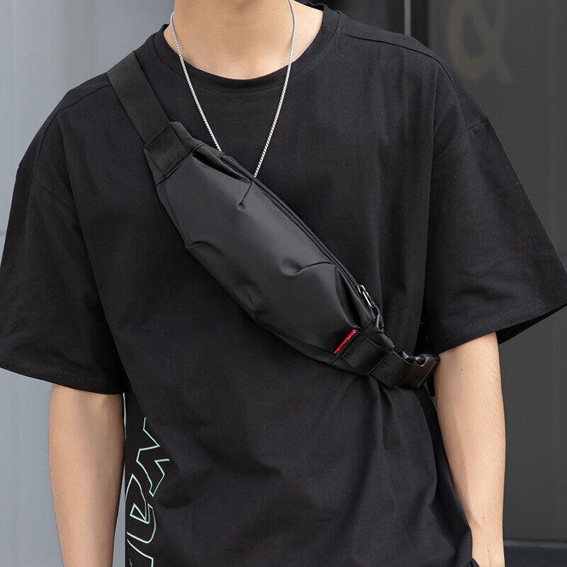 Mens Fashion Chest Bag Pack Travel Sport Backpack Crossbody Shoulder Bag Outdoor