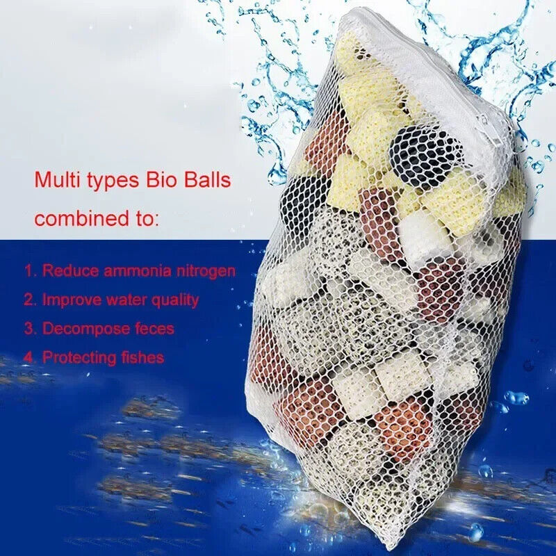 Aquarium Filter Media 100g Biochemical Bio Balls FIsh Tank Filtering Accessories