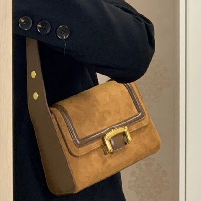 Women's Vintage Satchel Handbag Elegant Top Handle Classic Bag Retro Gift