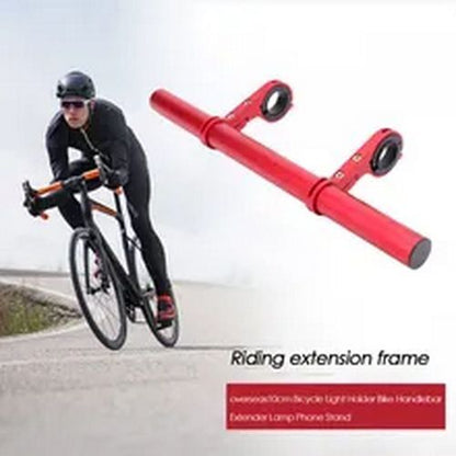 Bike Headlight Mount Bar Aluminum Alloy Bike Space Extension Mount Lightweight