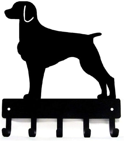 Brittany Dog Key Rack Hanger - 6 inch Wide Metal Wall Art